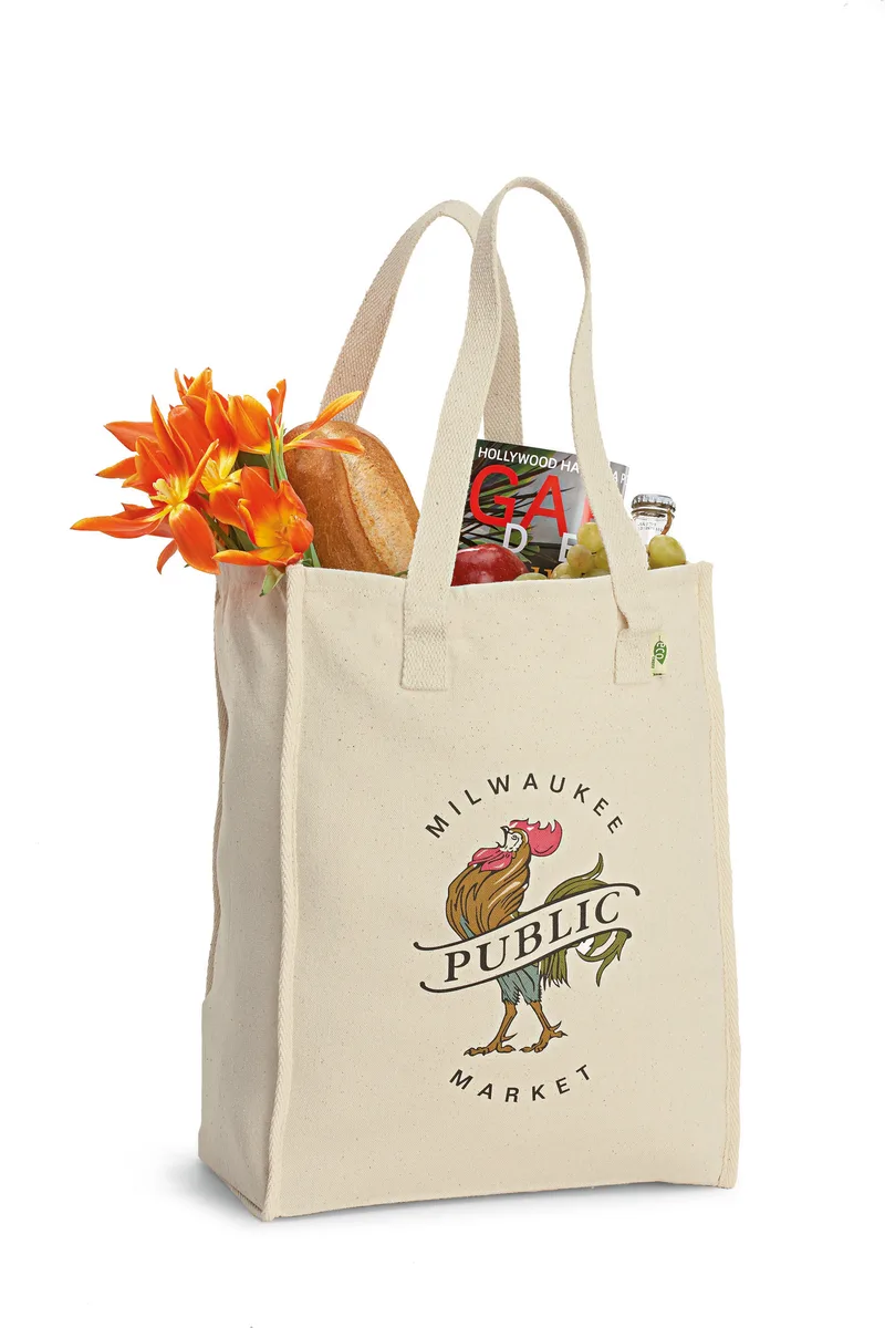 AWARE™ Recycled Cotton Market Tote Bag - Natural
