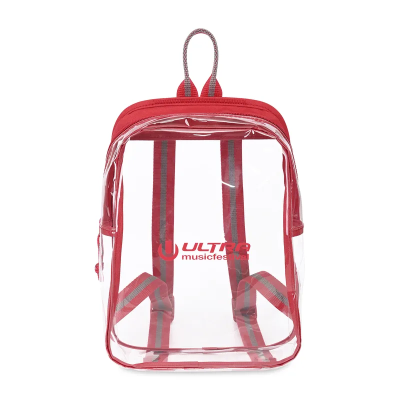Sigma Clear Mini Backpack - Red