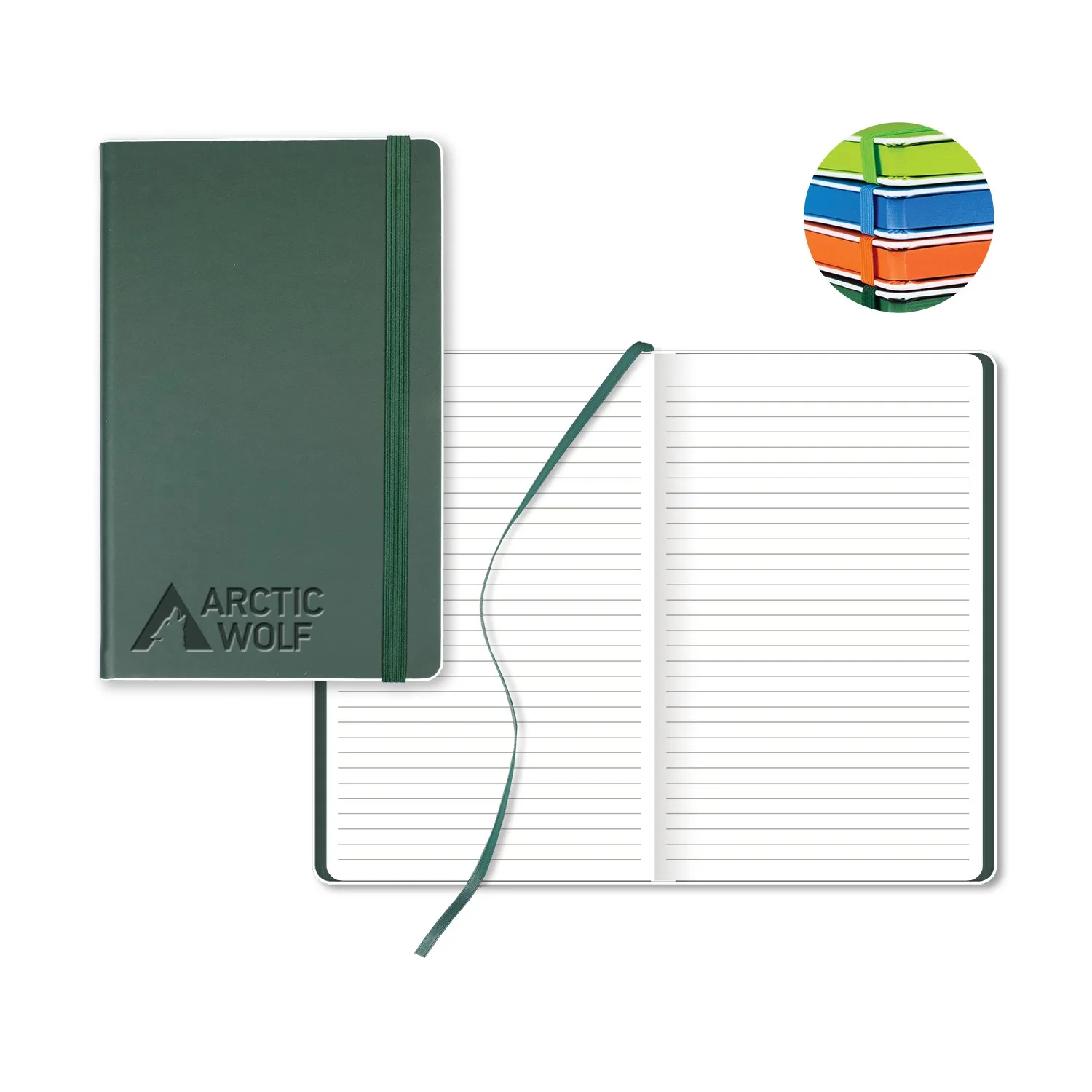 Castelli Color Laser Medio Lined White Page Journal view 5