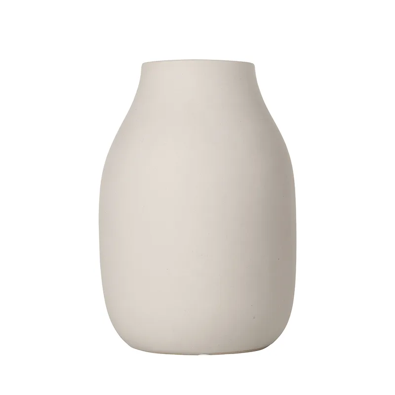 Blomus Colora - Vase Porcelain 8 X 6 - Moonbeam Beige