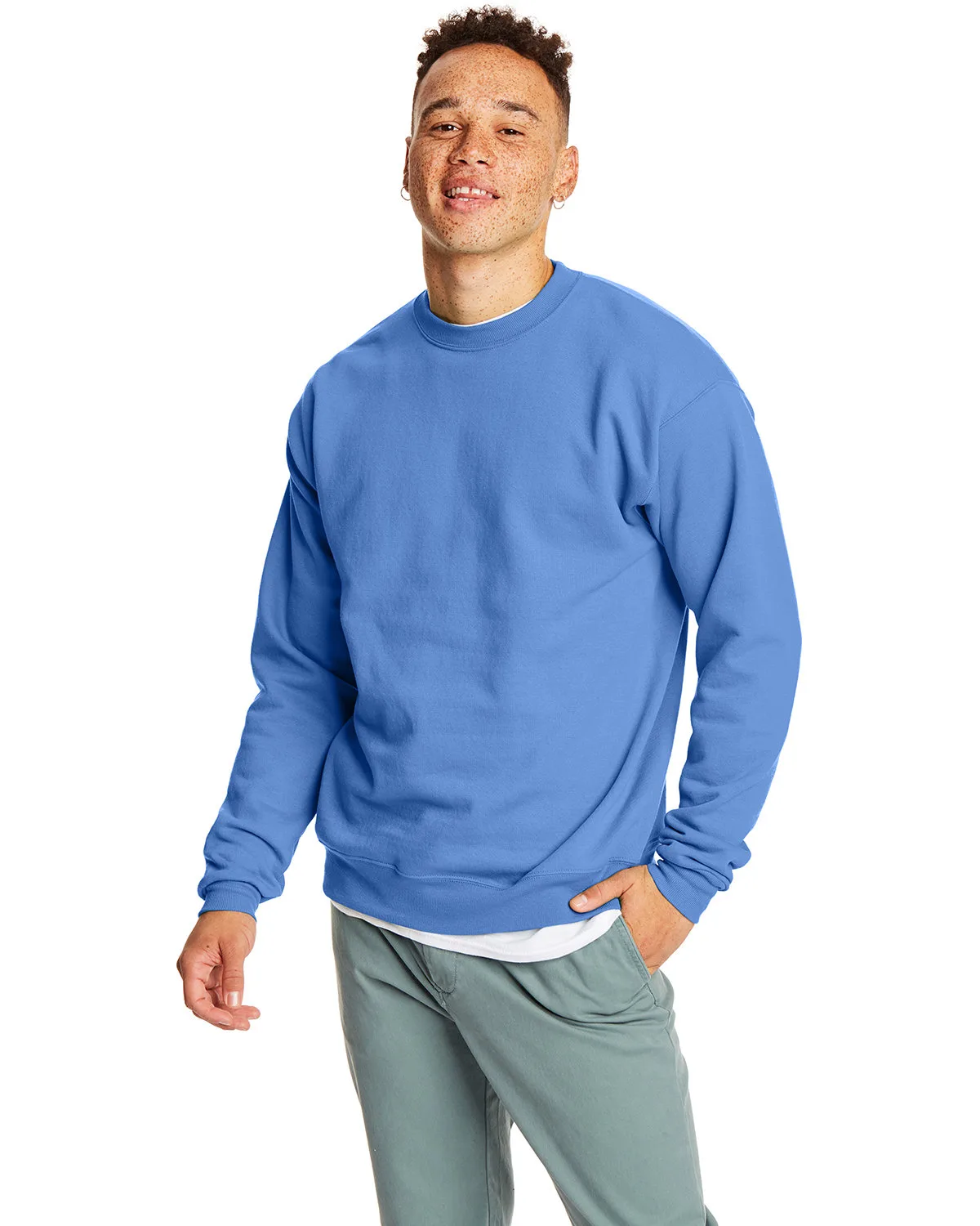 Hanes Printables Unisex Ecosmart® Crewneck Sweatshirt view 4