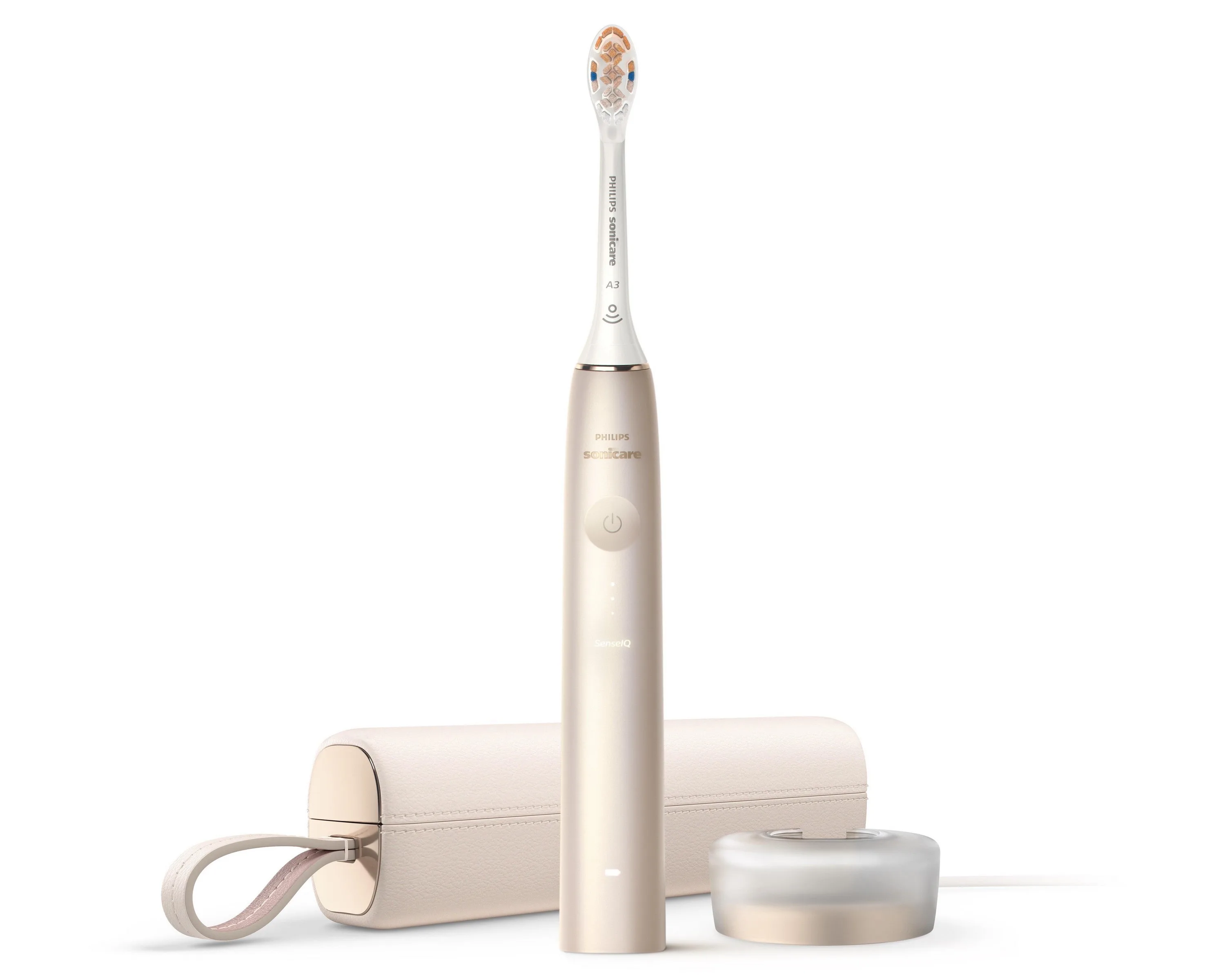 Philips Sonicare 9900 Prestige Power Toothbrush W/ Sense Iq Champagne