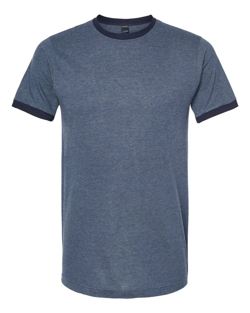 Tultex® Unisex Fine Jersey Ringer Short Sleeve T-Shirt view 4
