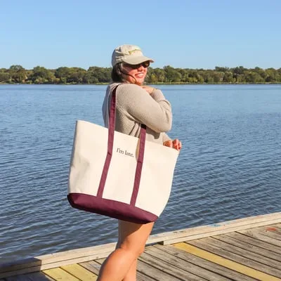 Morris Tote - Extra Large Zippered view 2