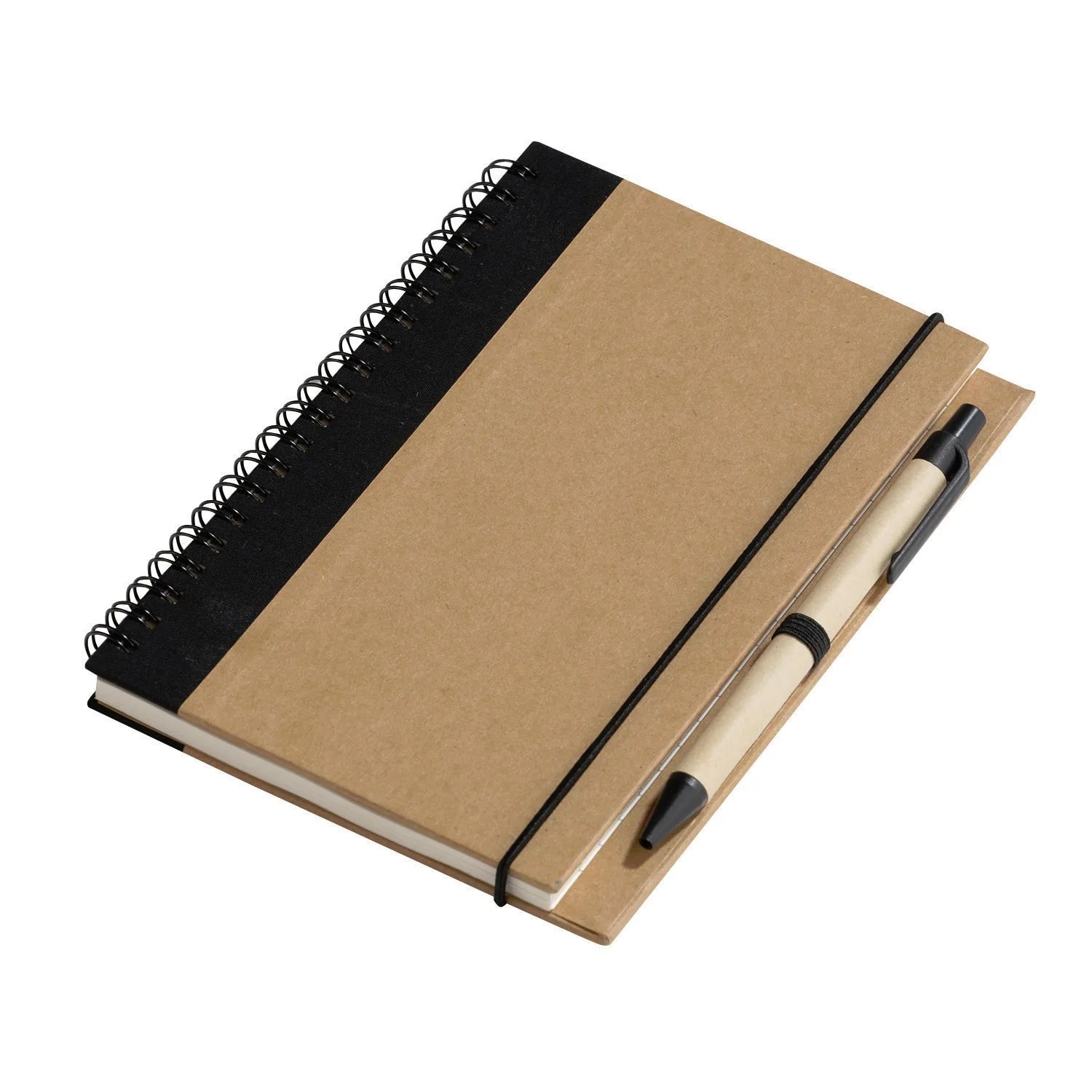 Recycled Notebook with Pen view 2