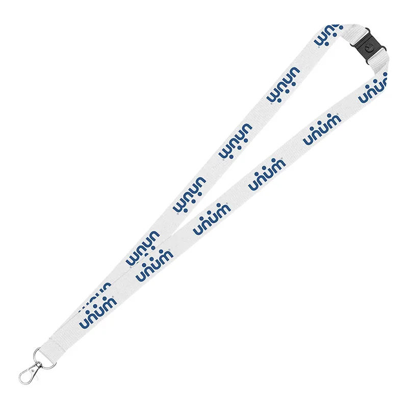 3/4" Eco Friendly rPET Lanyard with Safety Breakaway view 4
