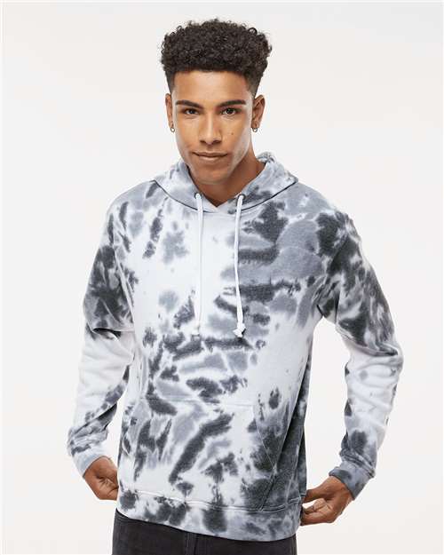 J. America® Men's Tie-Dyed Fleece Hooded Sweatshirt