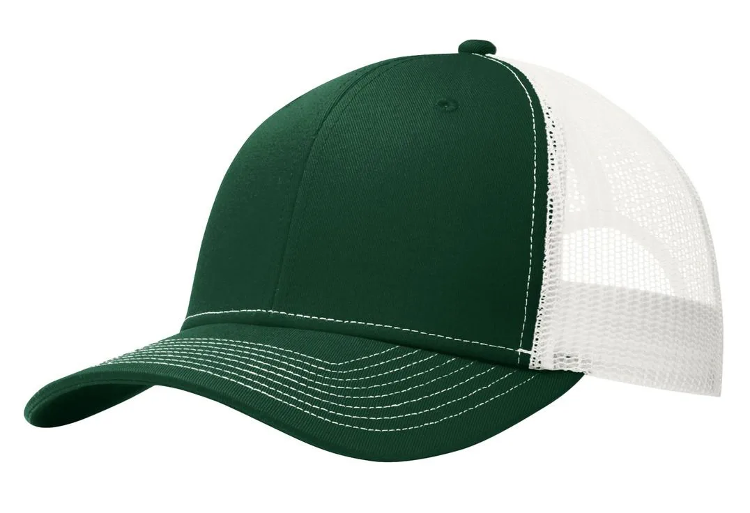 Dark Green/White