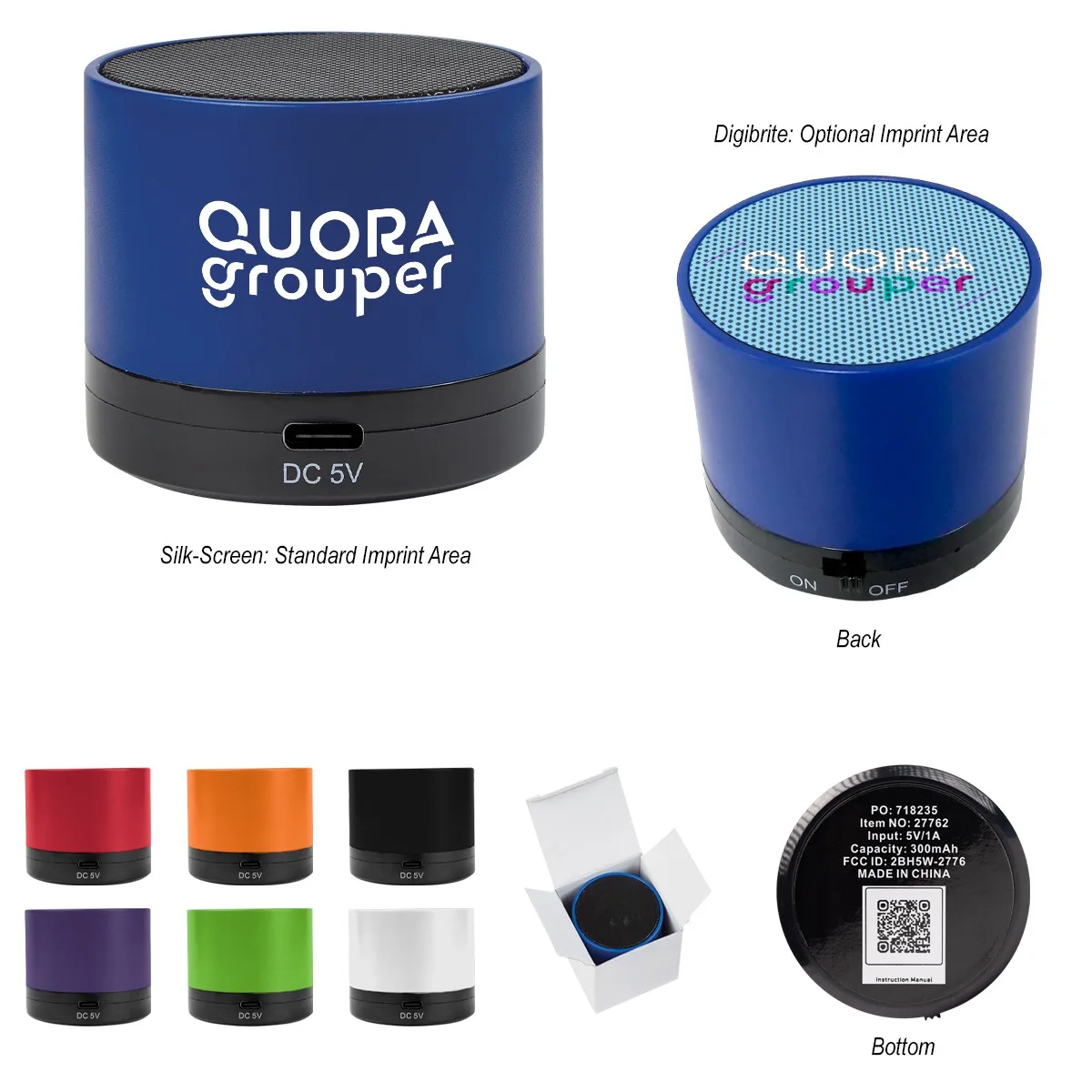 Wireless Mini Cylinder Speaker 2.0 view 2