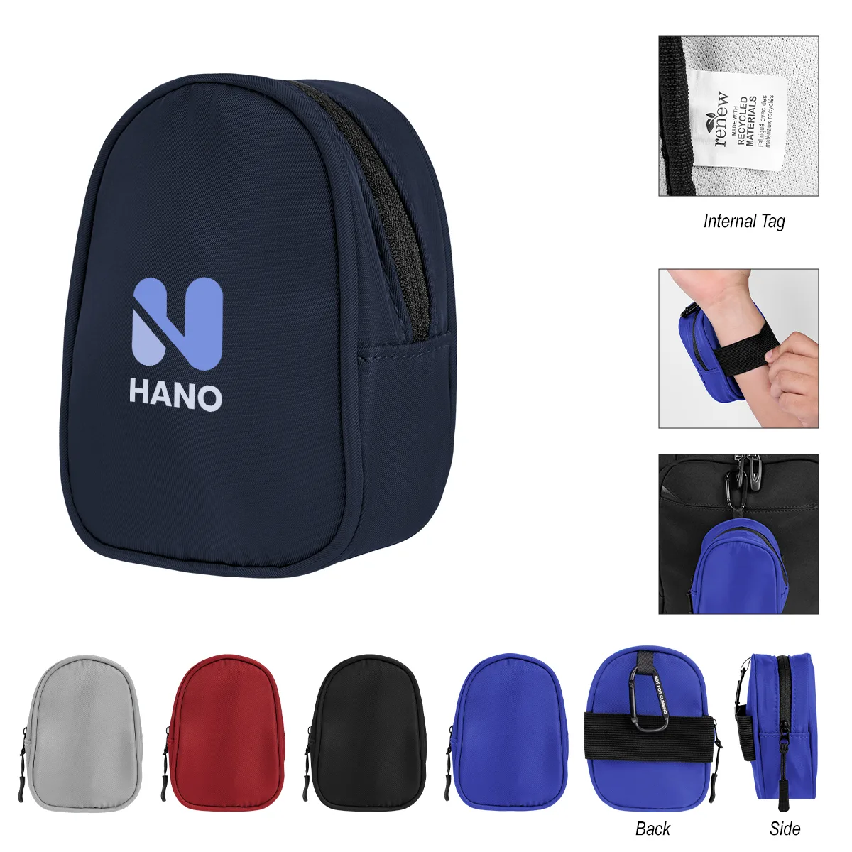 Anywhere Rpet Pouch With Carabiner view 2