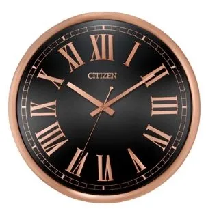 Citizen® Gallery Circular Rose Gold-Tone Wall Clock