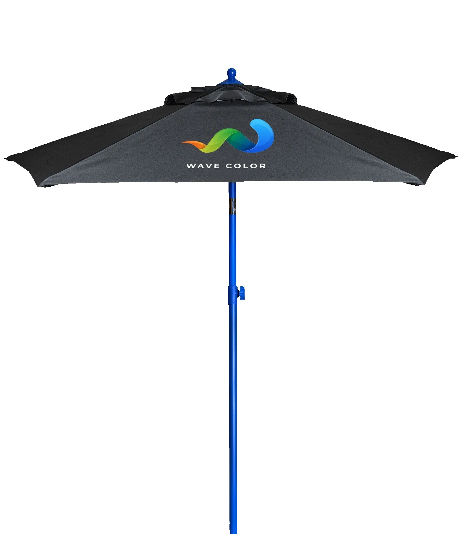 7' Colored Steel Market Umbrella