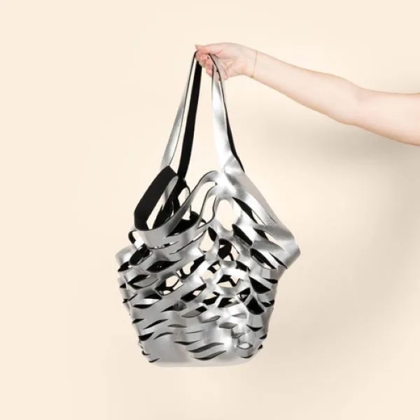 Seaside Metallic Neoprene Tote
