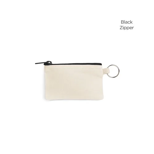 Continued Penny Key Ring Pouch (Natural Canvas) view 2