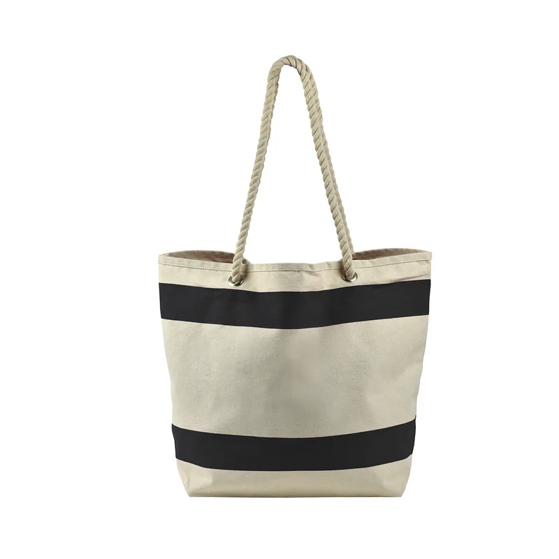 Striped Tote view 2
