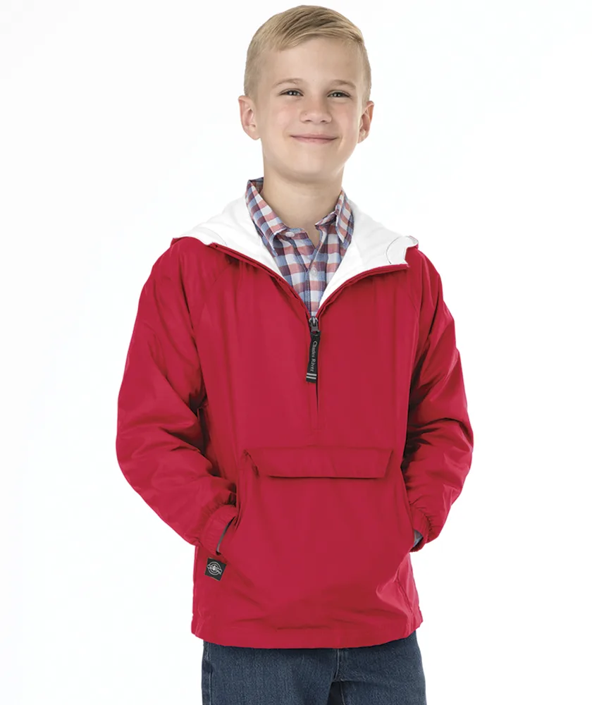 Youth Classic Solid Pullover Jacket view 3