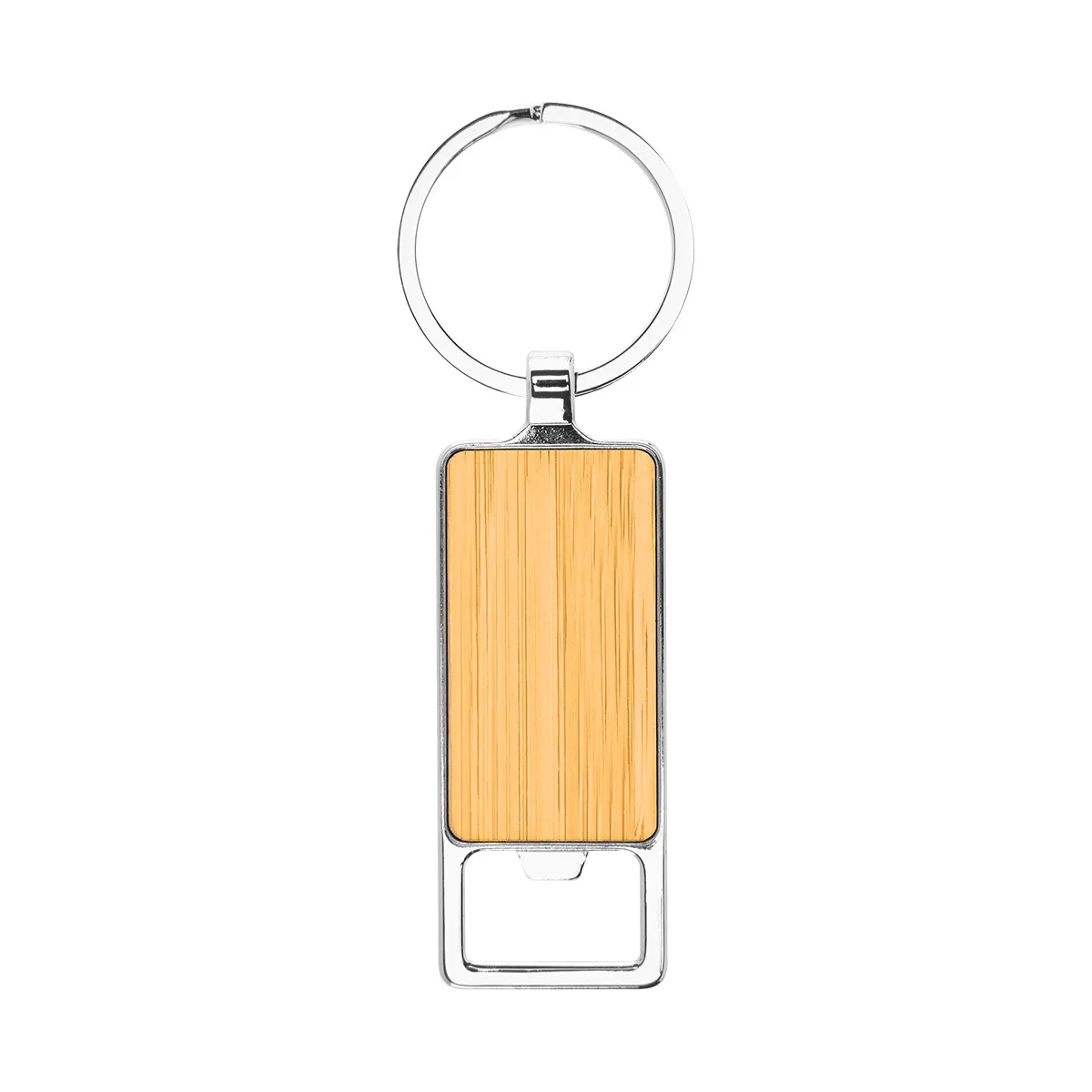 Bristol Bamboo Key Tag With Bottle Opener view 3