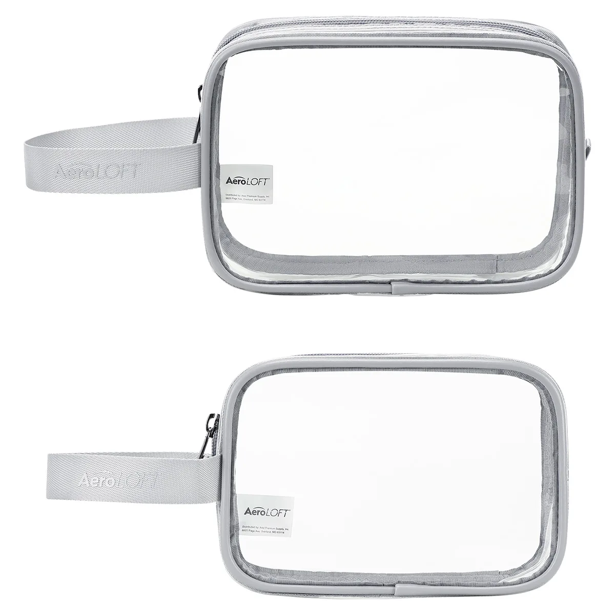 AeroLOFT® Clear View 2 pc Travel Toiletry Bags view 2