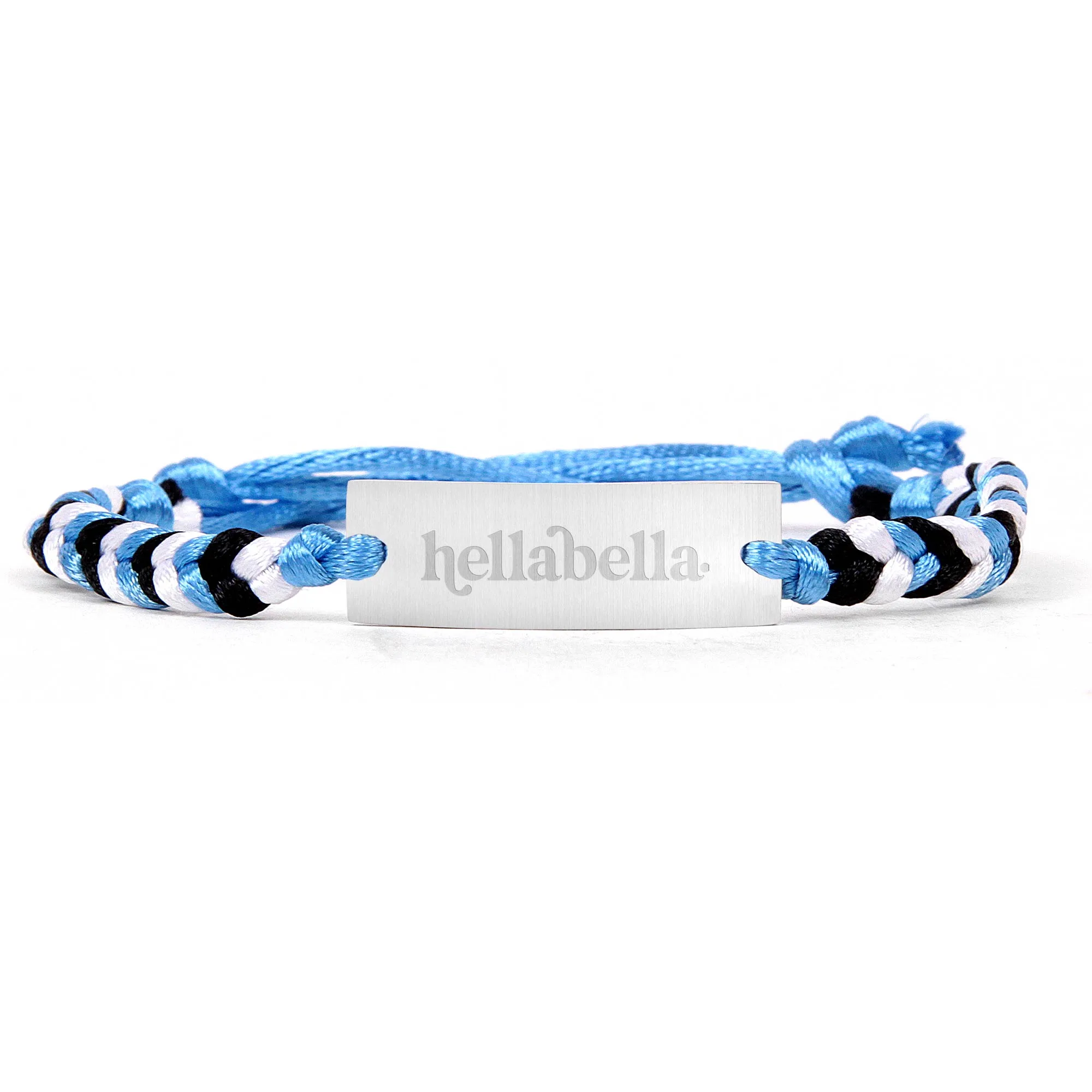 Silver/Black/White/Blue