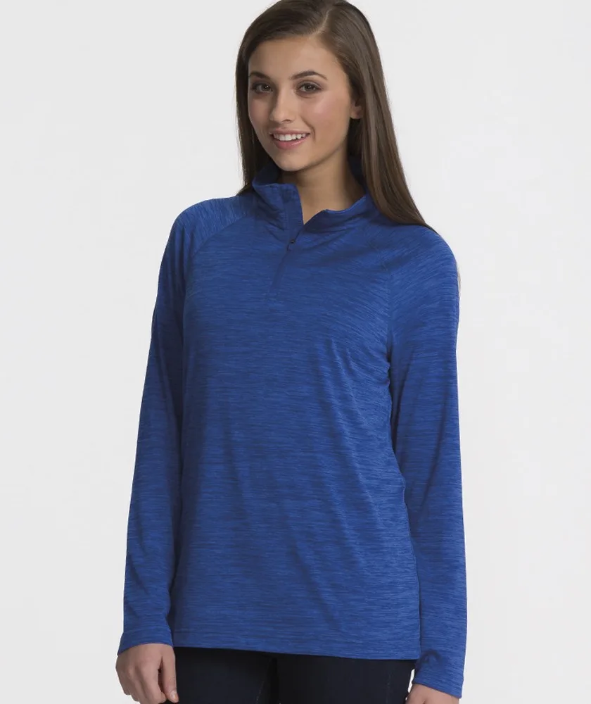 Women's Space Dye Performance Pullover Shirt view 3