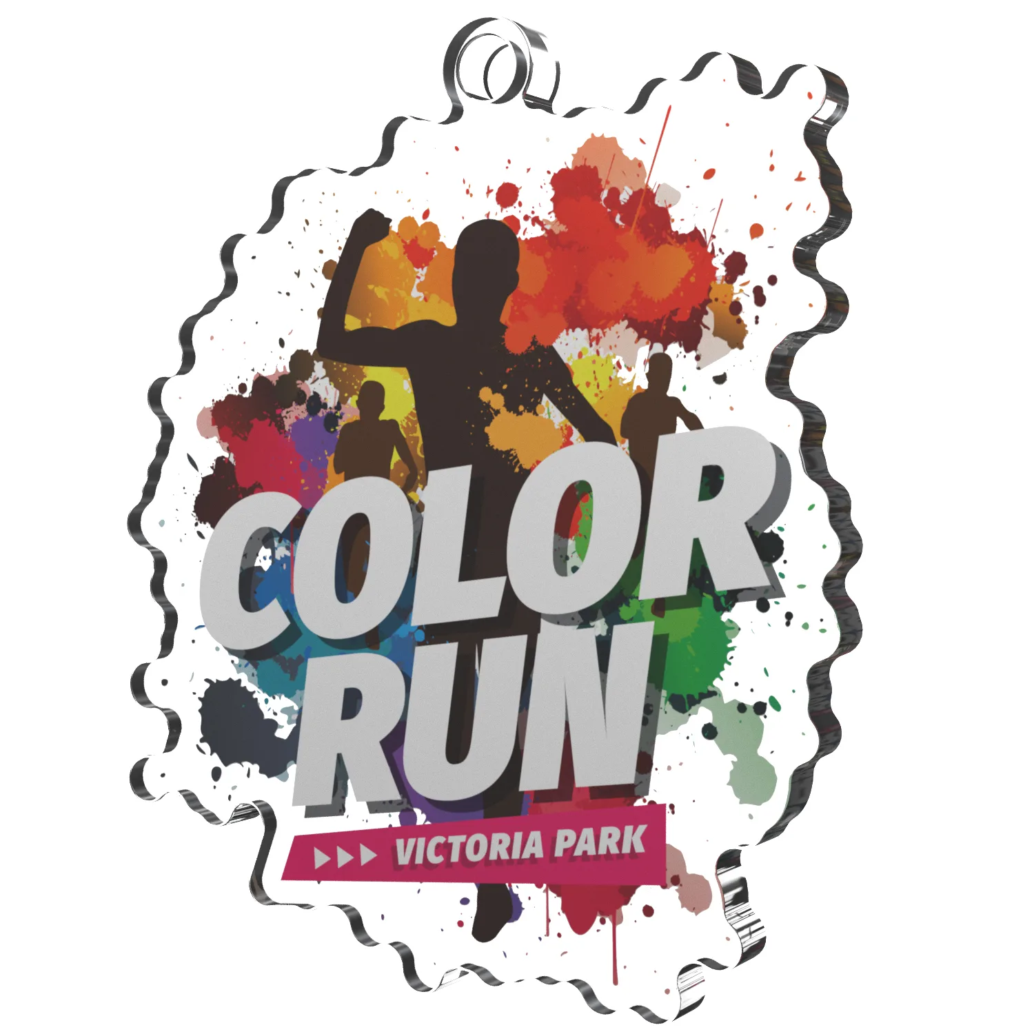 Custom Shaped Texture Tone® Acrylic Medals (Various Sizes)
