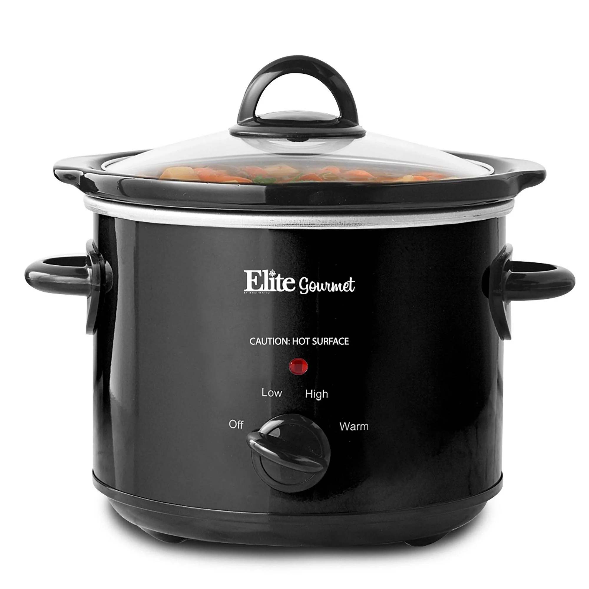 Elite 3Qt Slow Cooker Black