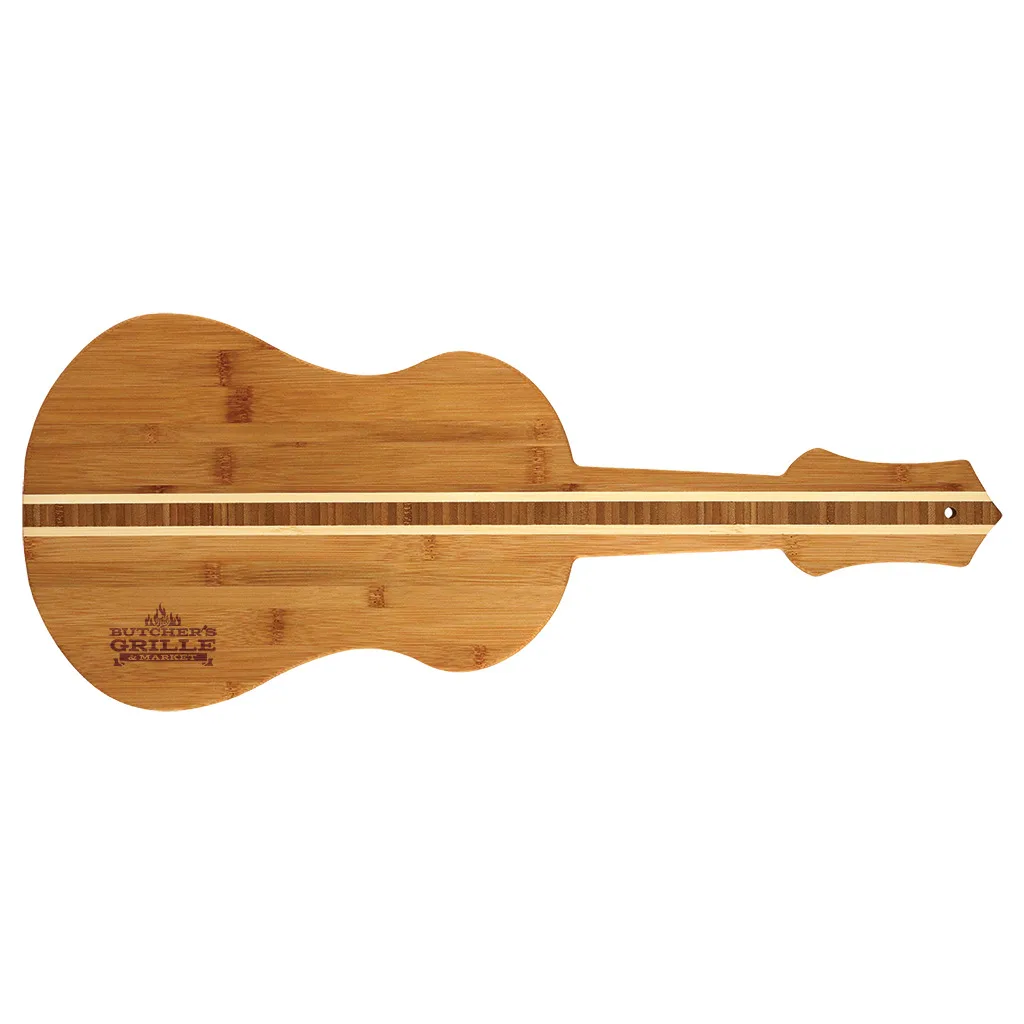 Ukulele/Guitar Shape Bamboo Cutting Board