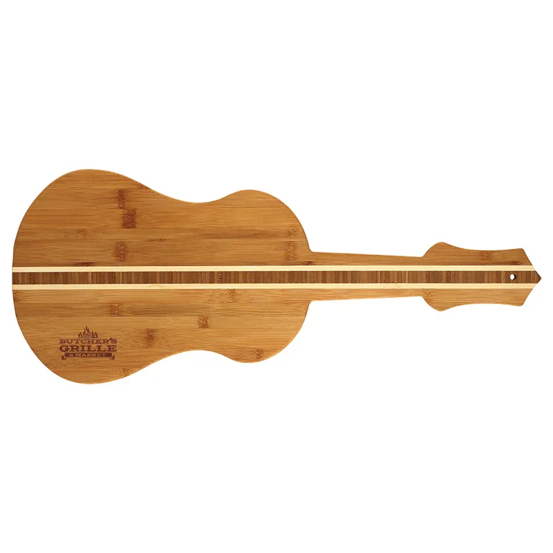 Ukulele/Guitar Shape Bamboo Cutting Board