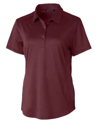 Cutter & Buck Prospect Textured Stretch Womens Short Sleeve Polo view 3