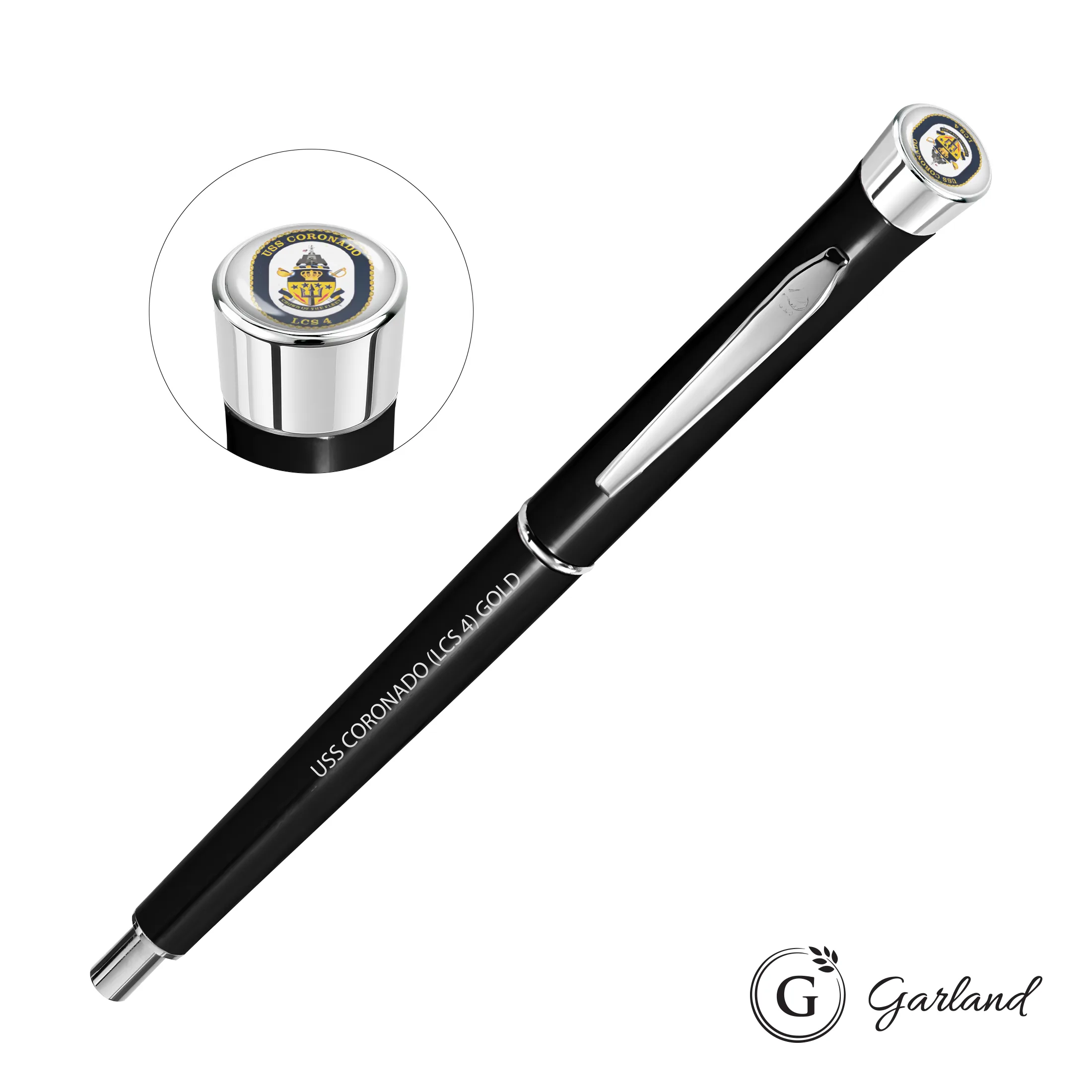 Custom, Mechanical Pencil, Chrome, Black / Chrome