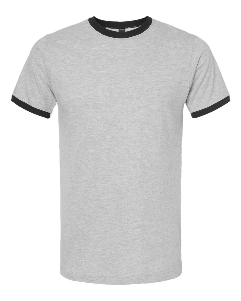 Tultex® Unisex Fine Jersey Ringer Short Sleeve T-Shirt view 5