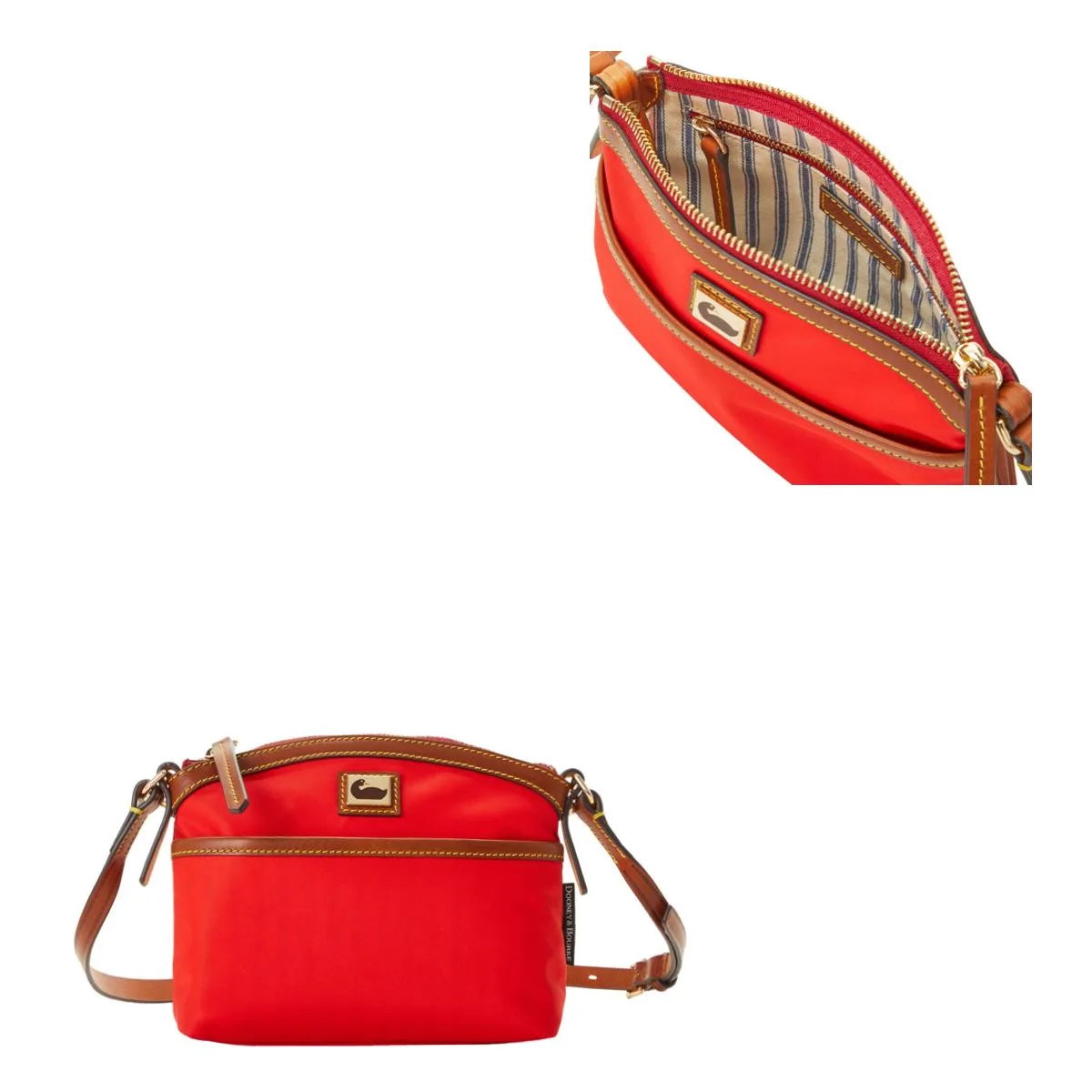 Dooney & Bourke Red Wayfarer Domed Crossbody