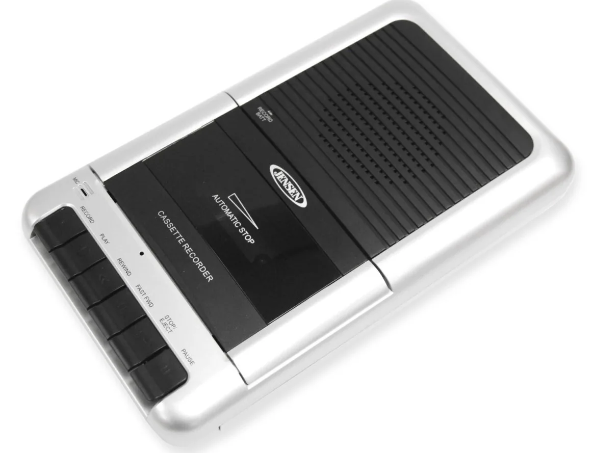 Jensen Audio Shoebox Style Cassette Player/Recorder