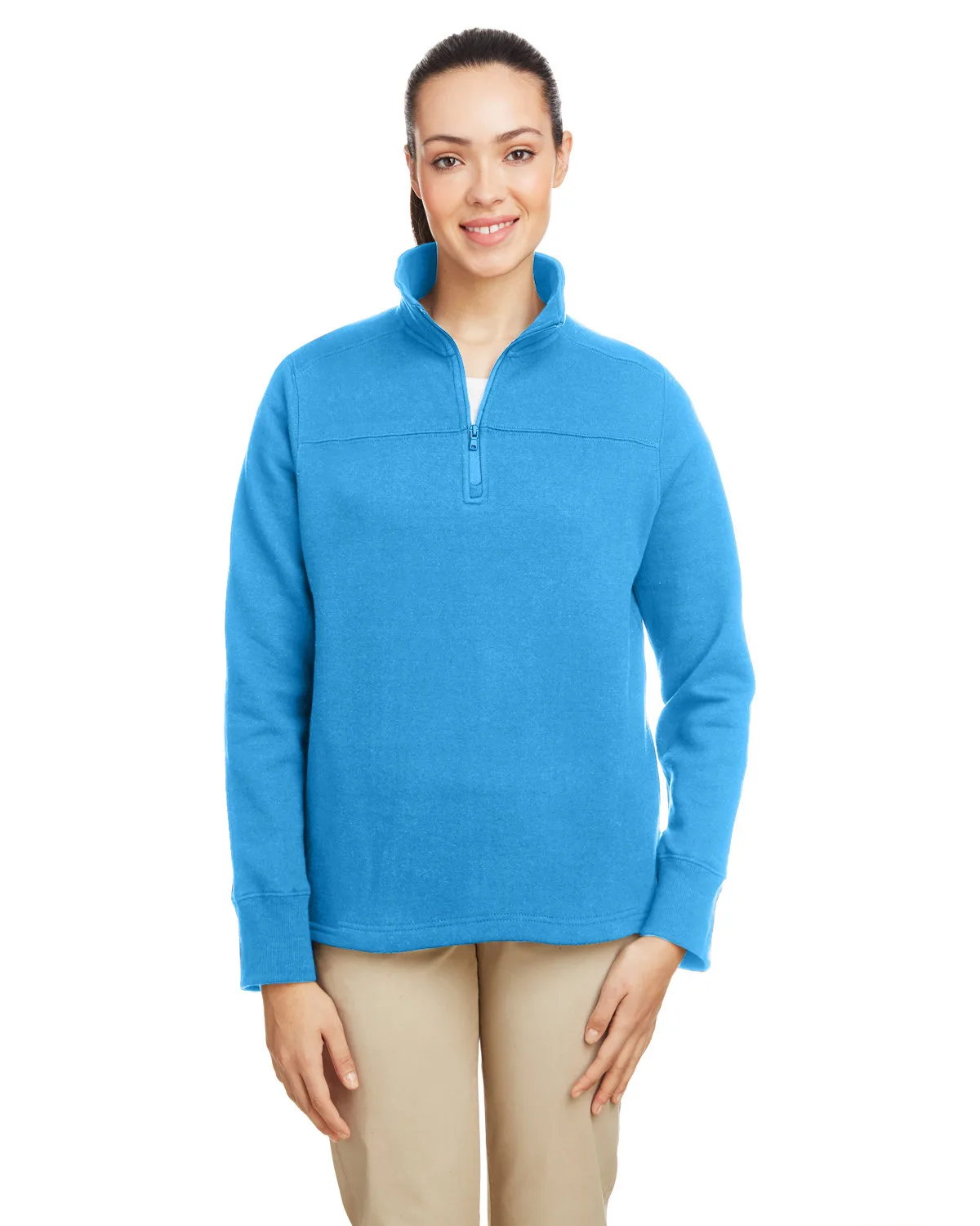 NAUTICA Ladies' Anchor Quarter-Zip Pullover