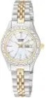 Citizen® Ladies' Quartz Two-Tone Bracelet Watch w/Brilliant Crystal Bezel