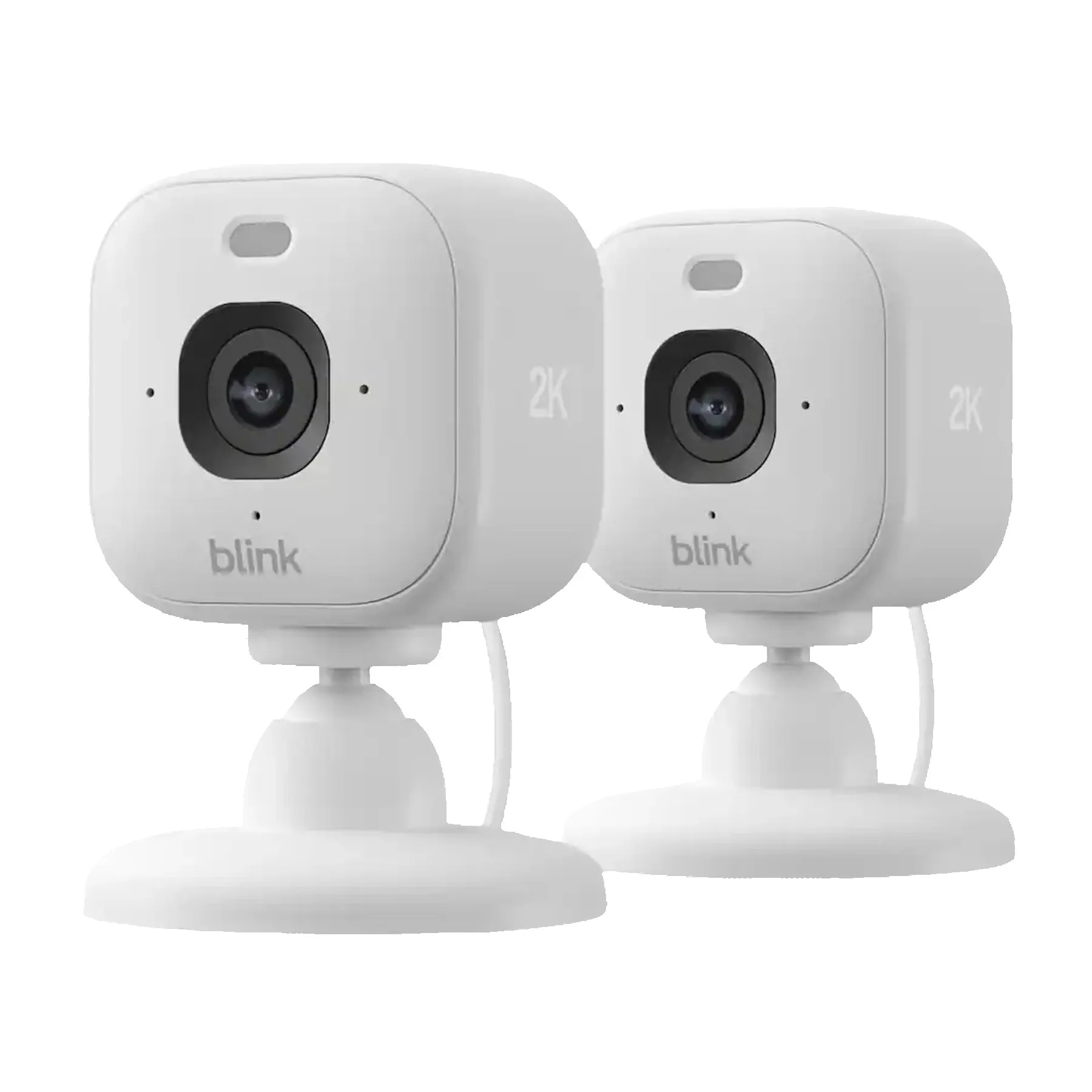 Blink Mini 2K+ Plug-In Security Camera - 2 Cameras - White