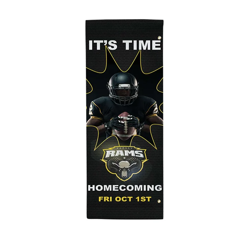 18" x 48"Vinyl Boulevard Banner Single-Sided