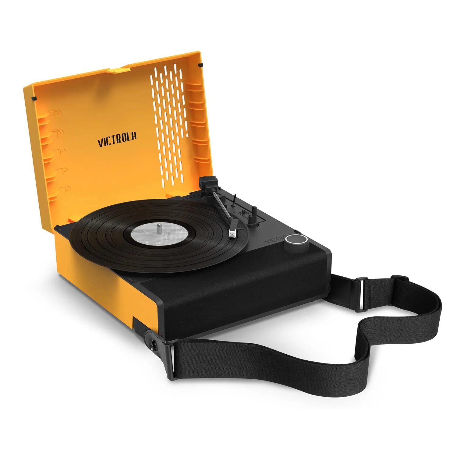 Victrola Revolution Go Portable Record Player In Citrus