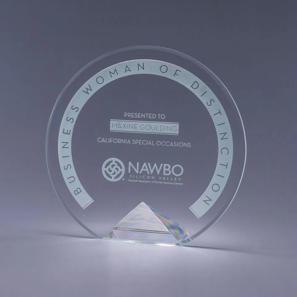 7.5" Cyrk Starphire Crystal Award