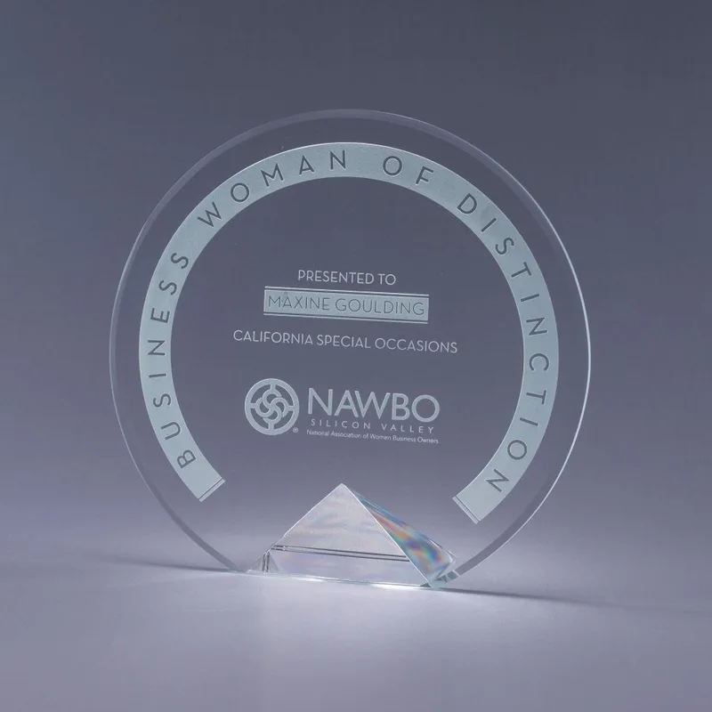 7.5" Cyrk Starphire Crystal Award