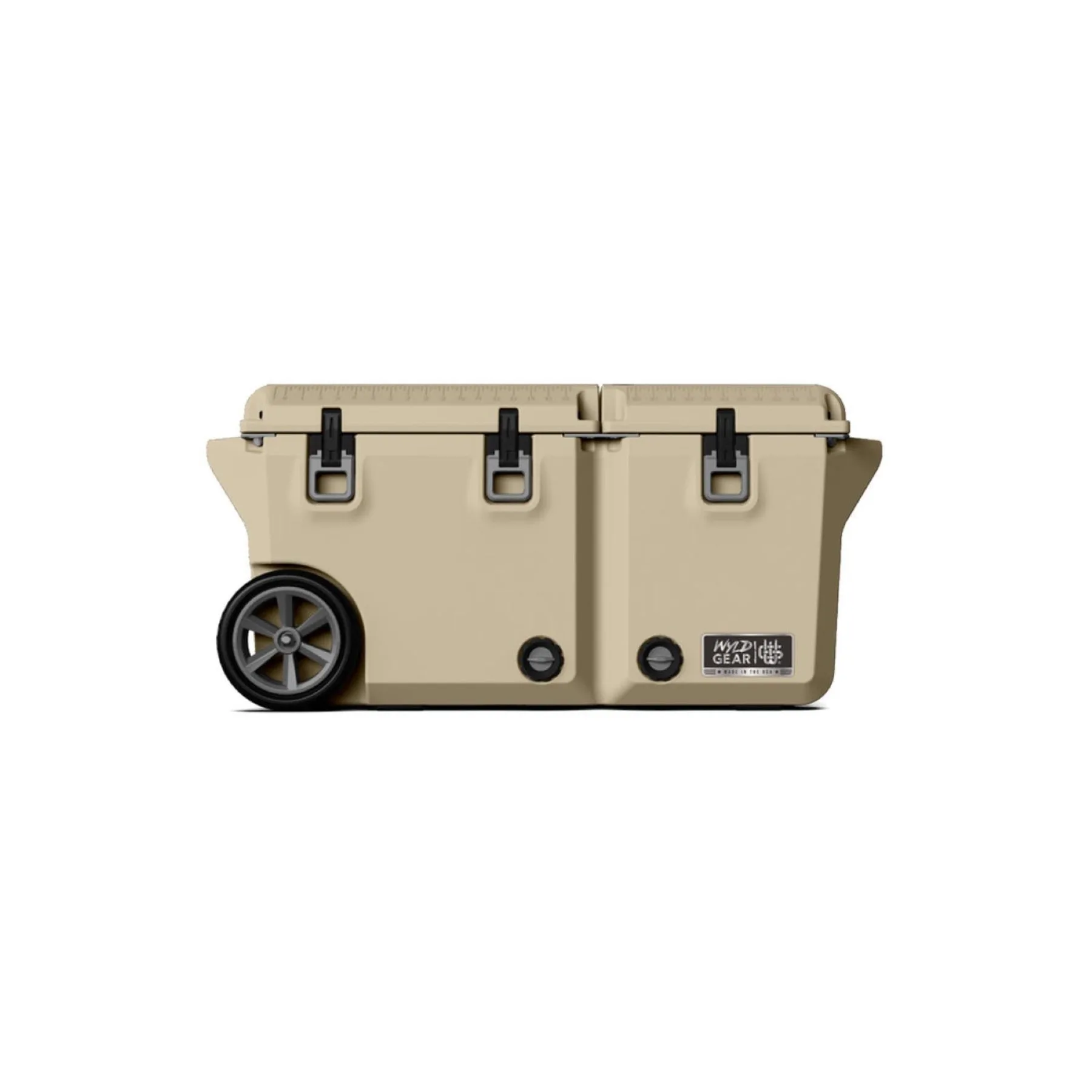 65 QT Wyld Gear® Divided Wheeled Hard Cooler Ice Chest (40" x 19") view 5