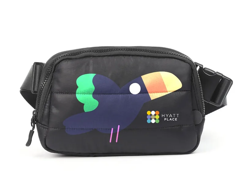 Custom Puffy Belt Bag view 6