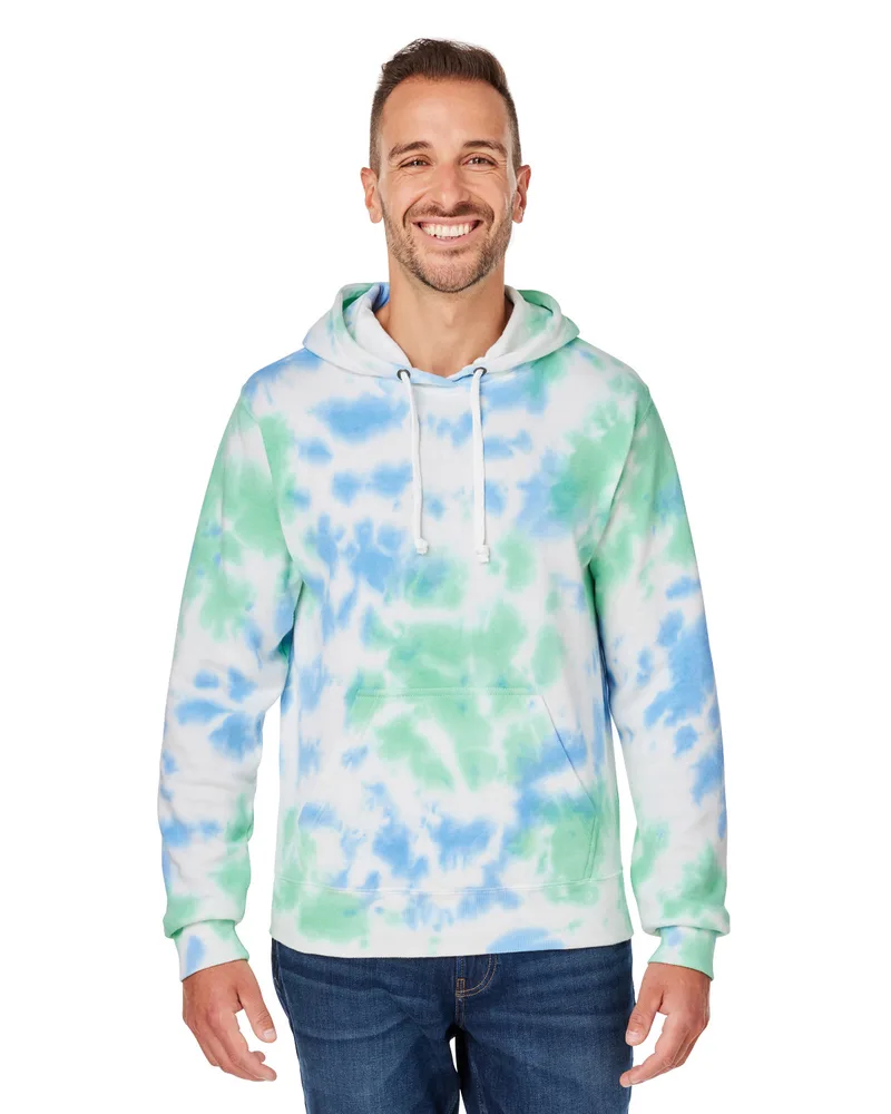 J AMERICA Adult Tie-Dye Pullover Hooded Sweatshirt view 3