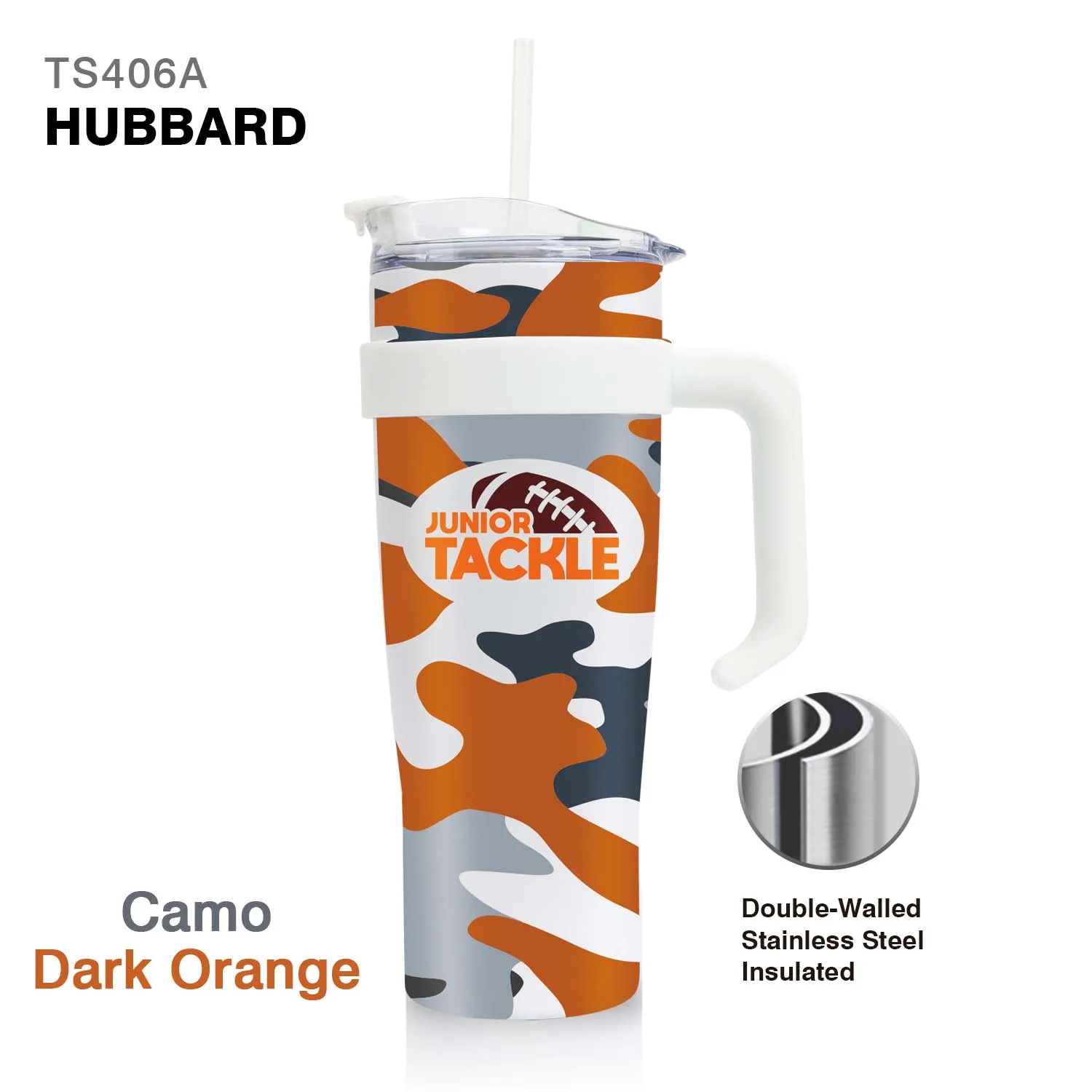 40 Oz. Hubbard Handle Mug Tumbler view 3