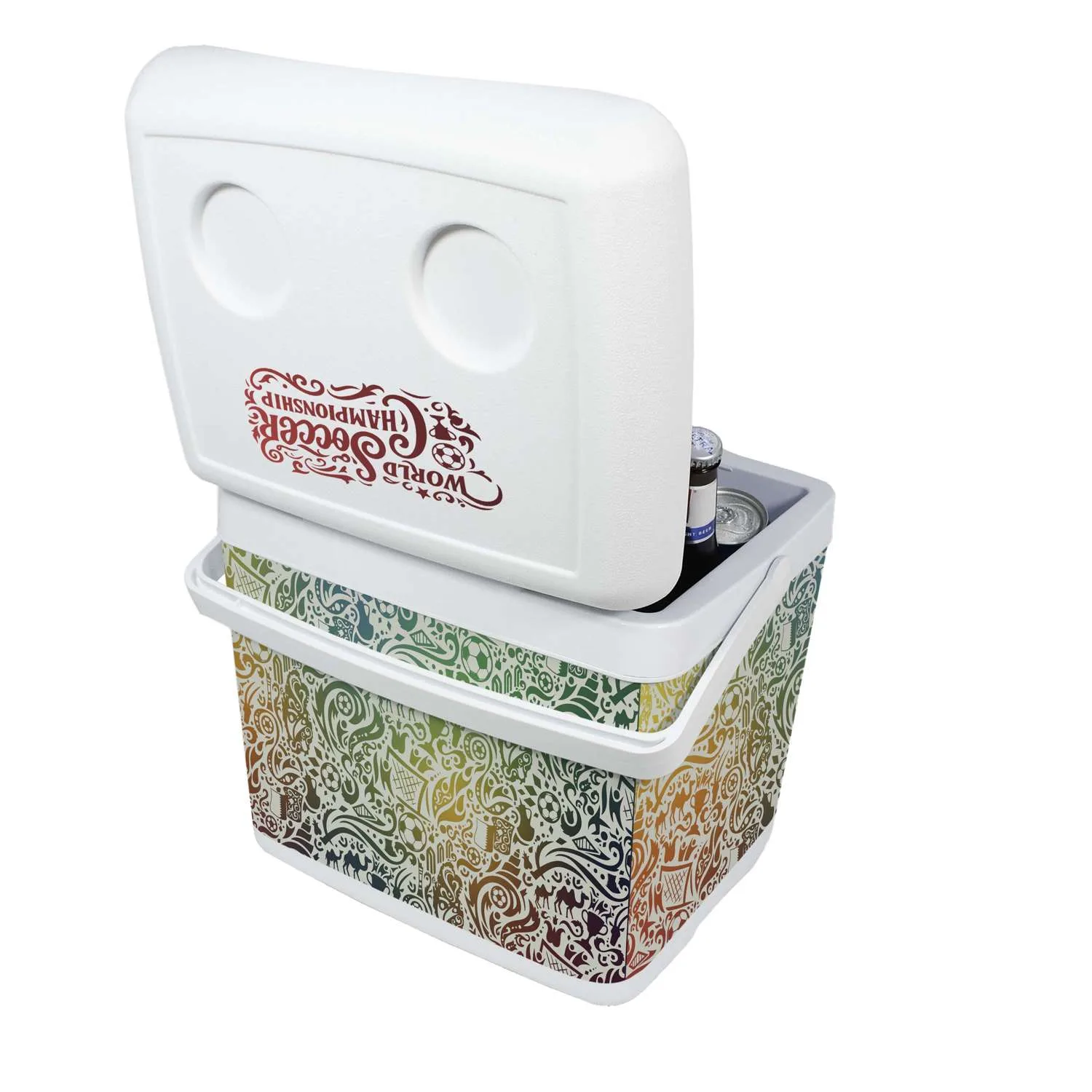15L Grab-N-Go Cooler, Wrap Graphic and Top Imprint view 3