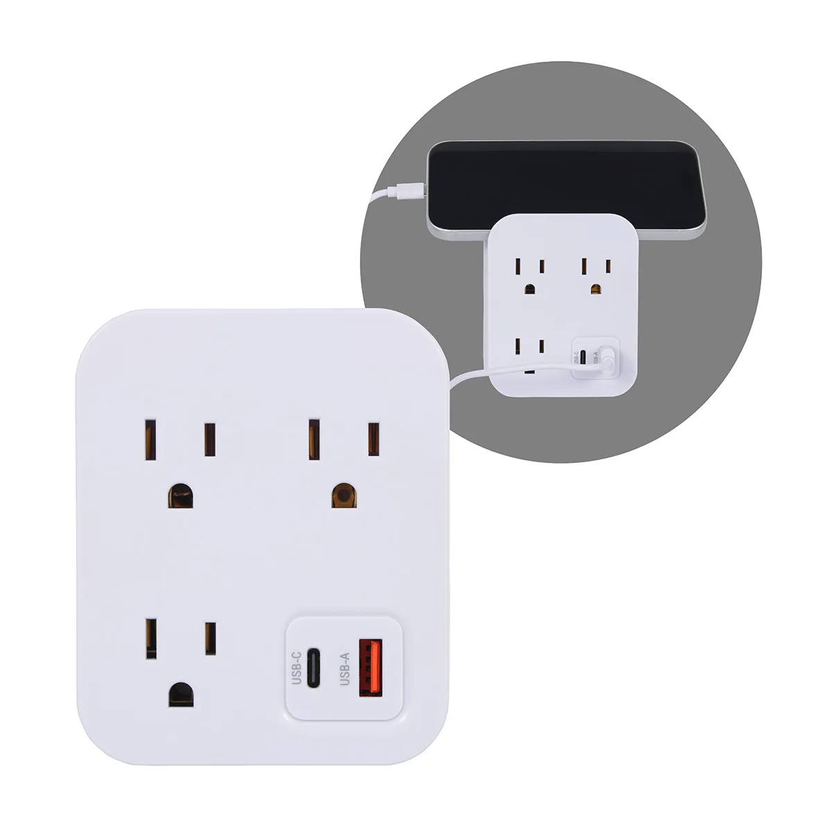 Flux 2.0 20W PD Wall Charger & Phone Holder view 2