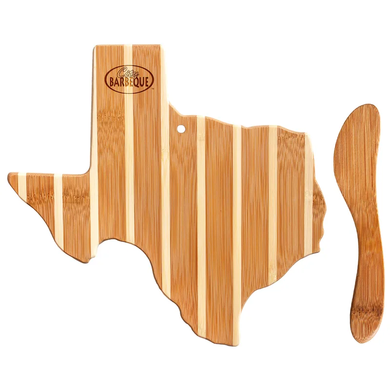 Texas Charcuterie Board with Spreader Knife Gift Set