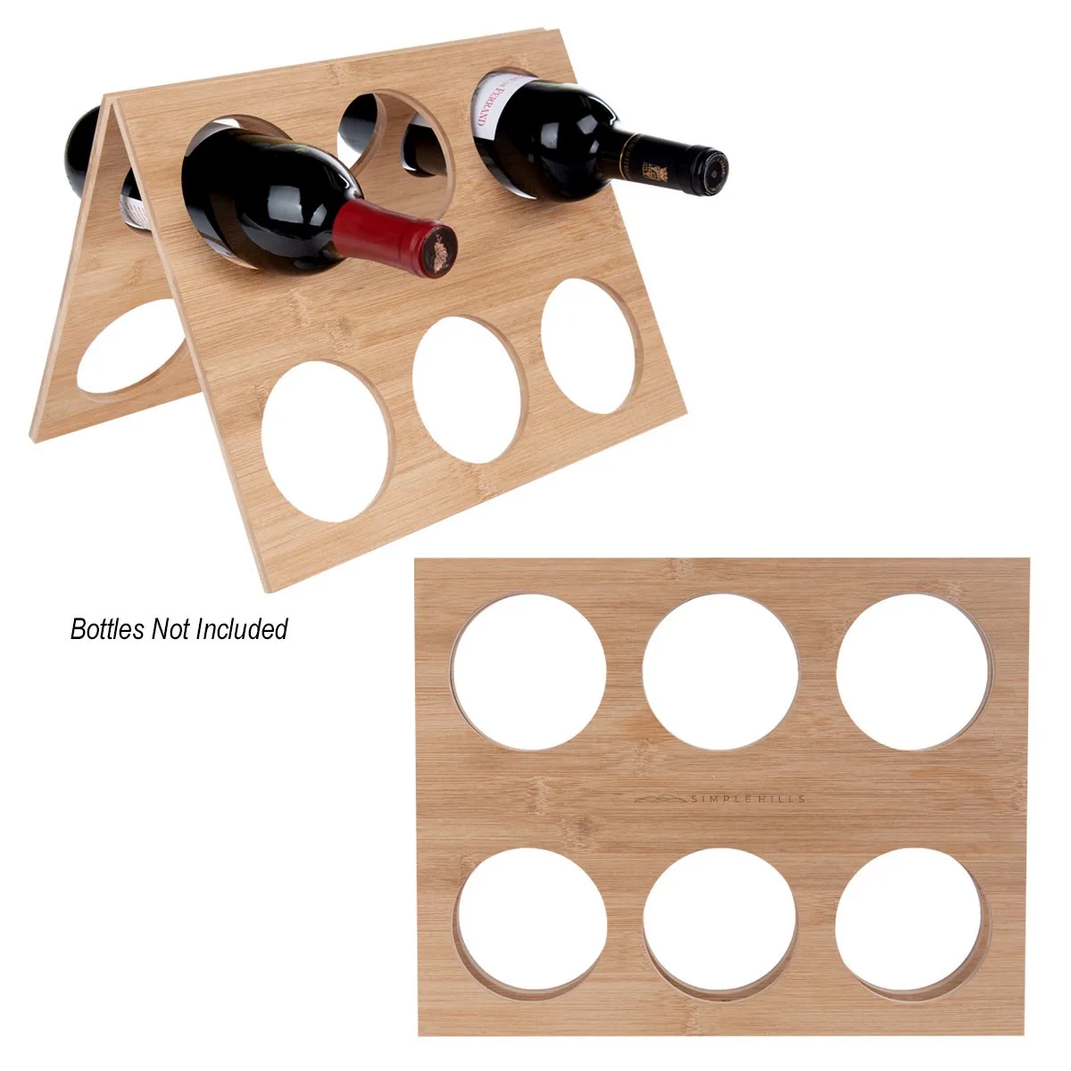 Bamboo Wine Rack view 2