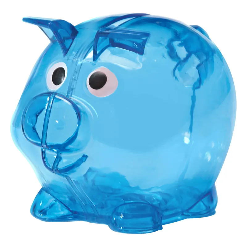 Mini Plastic Piggy Bank view 2