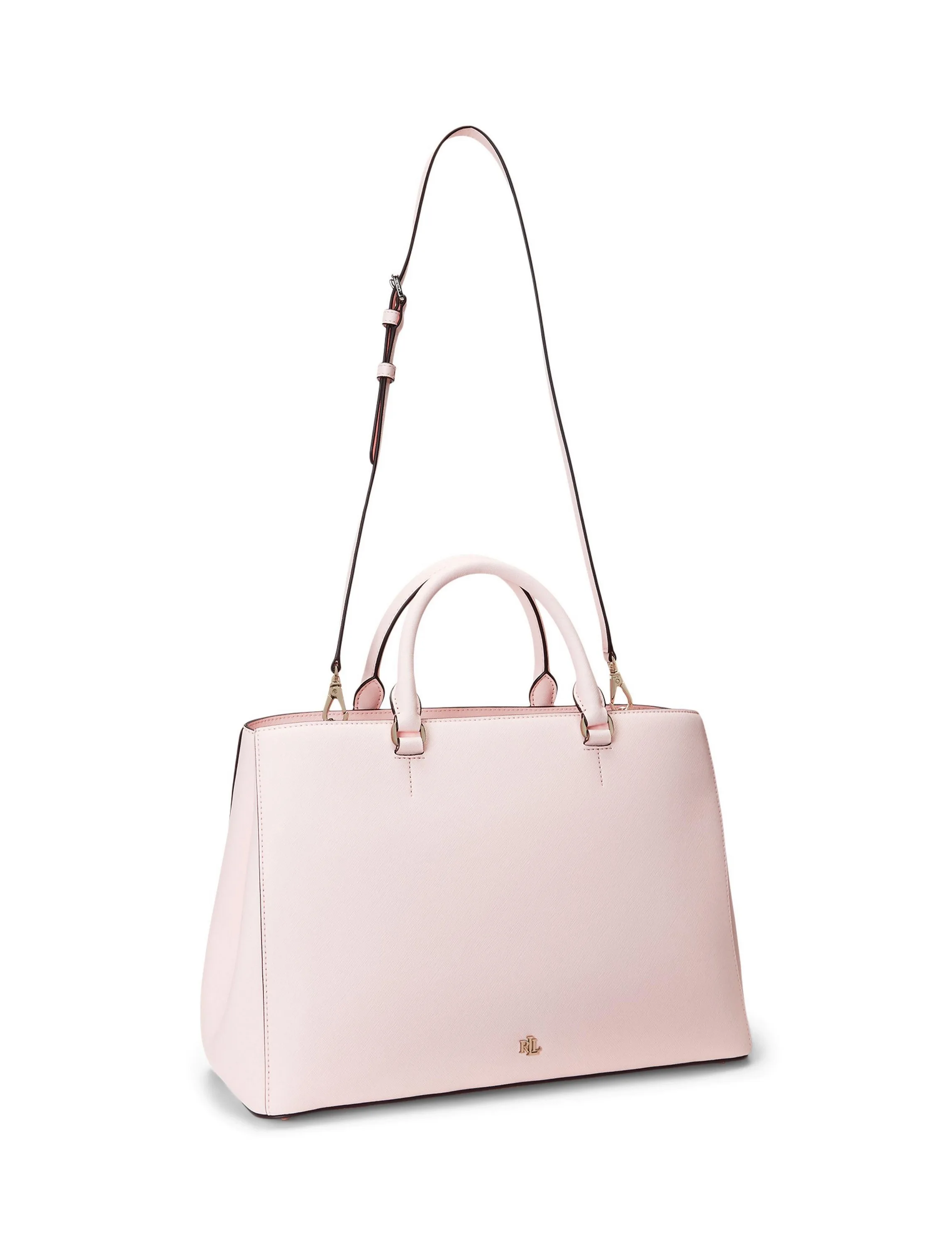 Ralph Lauren Pink Hanna 37 Large Satchel